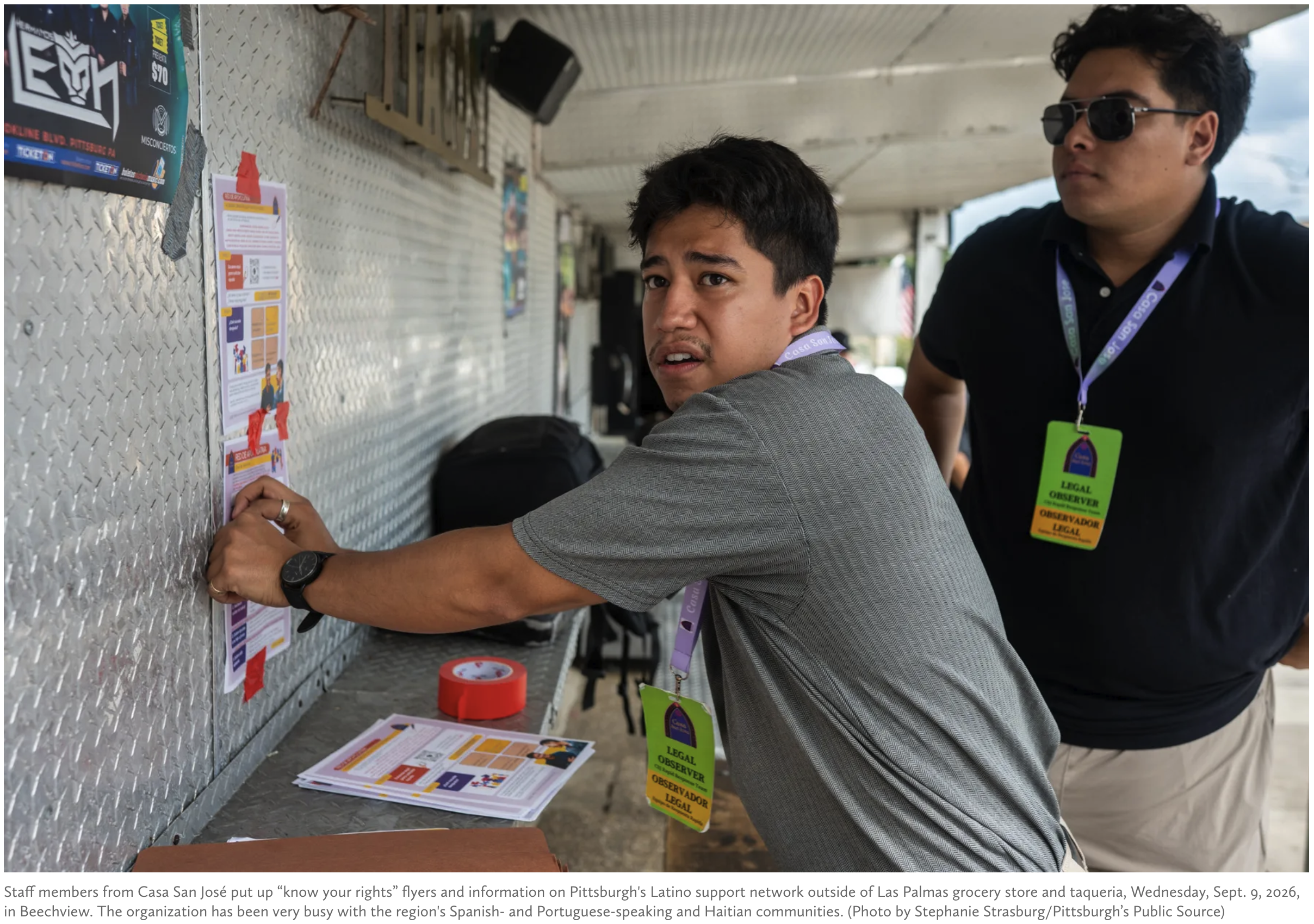 Featured image for “Public Source: “Las Palmas owner’s son: Federal agents demand he ‘get out of the way’ as Beechview immigration enforcement heightens””